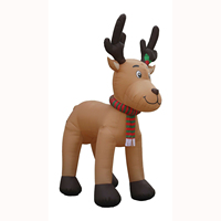 Renne gonflable de Noël personnalisé, forme multiple, décoration de jardin extérieure, ballon