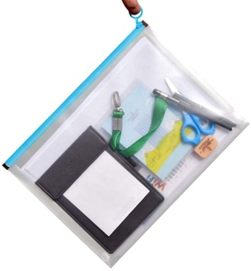 Dây Kéo Không Thấm Nước Bút Chì Trường Hợp Thư Mục Tập Tin Giấy Chủ Trong Suốt Túi Tài Liệu - Product Image 1