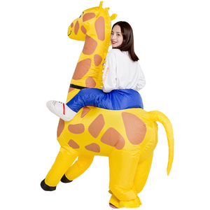 Fiesta gigante de tamaño completo inflable bebé niña adulto <span class=keywords><strong>disfraz</strong></span> ciervo mascota inflable <span class=keywords><strong>jirafa</strong></span> <span class=keywords><strong>disfraz</strong></span> para promoción - Product Image 4