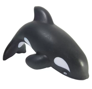 Imprinted Killer Whale Stress Relievers Marine Theme Promotional Gifts Custom Logo Bulk Wholesale Corporate Events - Product Image 5