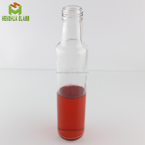 Bouteille en <span class=keywords><strong>verre</strong></span> marasca transparent <span class=keywords><strong>de</strong></span> 250ml, pour huile d'olive vide avec bouchon à vis en plastique, 20 ml, offre spéciale - Product Image 3