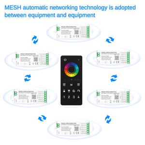 Sxzm Smartlife tuya ZigBee App kiểm soát LED Strip ánh sáng lưới khu PWM Dimmer với RGB RGBW rgbcct COB SMD 4 kênh đầu ra - Product Image 5