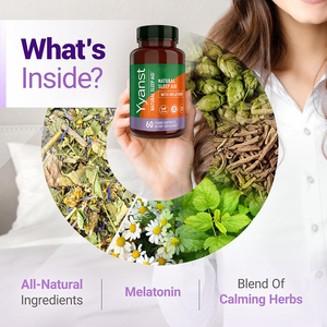 High quality all natural Factory Customization Adult Dosage Natural Sleep Aid Supplement Essential Sleep Melatonin Capsule - Product Image 6