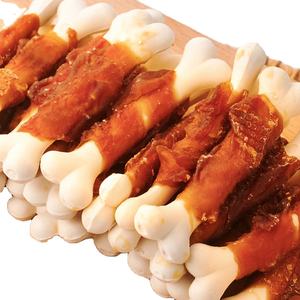 Friandises <span class=keywords><strong>pour</strong></span> <span class=keywords><strong>chiens</strong></span> riches en protéines, biologiques, sans céréales, au poulet et au canard, <span class=keywords><strong>pour</strong></span> des dents propres et une digestion sensible - Product Image 4