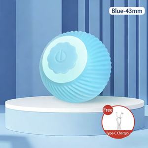 Juguete Interactivo para Mascotas Ecológico y Duradero, Pelota Rodante de Estilo Simple Hecha de Silicona Sostenible para Gatos y Perros - Product Image 3