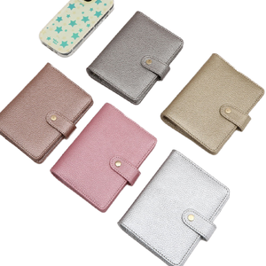 Anello di alta qualità formato A5 oro copertura in pelle Budget Planner Binder a spirale vendita calda stampato a fogli mobili taccuino per uso scolastico - Product Image 1