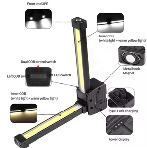 Đèn tập thể dục có thể sạc lại bằng USB từ tính 7 cấp độ điều chỉnh độ sáng, đèn làm việc cầm tay COB có thể gập 180 độ - Product Image 2