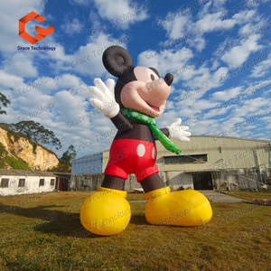 Ballon publicitaire gonflable populaire de <span class=keywords><strong>dessin</strong></span> animé <span class=keywords><strong>Mickey</strong></span> Minnie, modèle de souris gonflable personnalisé, <span class=keywords><strong>Mickey</strong></span> Mouse gonflable de Noël - Product Image 3