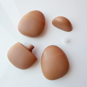 مستحضرات تجميل 40 أنبوب كريم BB أنبوب على شكل بيضة أنبوب واقي من الشمس مع غطاء ملولب زجاجة واقية من الشمس مناسبة للسفر كريم اليد - Product Image 4