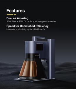 Grabador láser portátil <span class=keywords><strong>Laserpecker</strong></span> 2 de 5W, 600 mm/s, la impresora de grabado Lazer de velocidad de Grabado más rápida - Product Image 4
