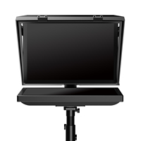 Desview 19 "Interview Conference Video Recording Invite Buckled Magnetic Sunhood Teleprompter for DSLR Tablet Phone Shooting