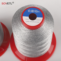 Hilo Conductor Antiestático de Fibra de Carbono 100D/3 para Coser
