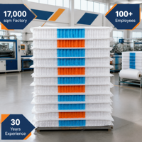 Ressorts ensachés zonés en gros, soutien lombaire 5 zones, ressorts ensachés individuellement, fil de 1,3-1,4 mm traité thermiquement, usine chinoise