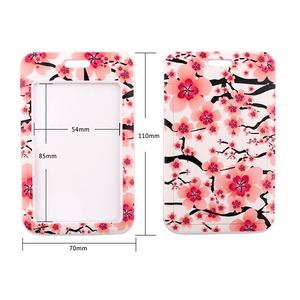 Cordón Personalizado con Diseño de Flor de Cerezo, Cordón Duradero para el Cuello con Clip Metálico, Cordón Bonito para Llaves, USB, Tarjetas, Uso Diario - Product Image 2