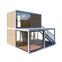 Casa de 3 plantas, casa prefabricada de un dormitorio, precio pequeño, casas de garaje competitivas