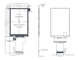 Tùy chỉnh <span class=keywords><strong>LCD</strong></span> 3.5 inch 320x480 Độ phân giải cao màn hình <span class=keywords><strong>LCD</strong></span> hiển thị SPI RGB ili9488 điều khiển <span class=keywords><strong>TFT</strong></span> <span class=keywords><strong>LCD</strong></span> module cho thiết bị cầm tay - Product Image 6