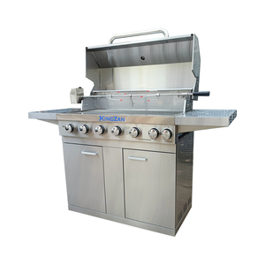 Grill a Gas e Carbone a 8 Bruciatori con <span class=keywords><strong>Girarrosto</strong></span> a Infrarossi in Acciaio Inox 304, Barbecue <span class=keywords><strong>da</strong></span> <span class=keywords><strong>Giardino</strong></span> e Campeggio con Motore - Product Image 2