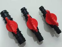 Accessoires pour ruban d'irrigation goutte à goutte, raccords de tubes, raccords de tuyaux, plastique noir 16 mm