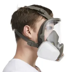 gasmaske doppelfilter silikon material vollgesicht gasmaske respirator