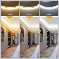 5M Strip LED 12V 24V lampu LED tahan air dekorasi kamar SMD2835 120 240 480LED/m pita fleksibel lampu kabinet Diode lampu malam