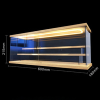 Vitrine d'exposition personnalisée en acrylique avec rétroéclairage LED pour bijoux, promotion, musée, stand de salon professionnel