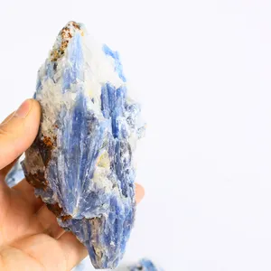 Pietra di quarzo grezza campione minerale guarigione pietra grezza cristallo Kyanite Cluster all'ingrosso cristallo naturale diamante decorazione della casa