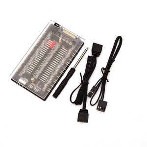 Huierd D10 2-In-1 4Pin Pwm Power Supply 5V Argb Color Adjustment 10 Interfaces Each Screwdriver - Product Image 4