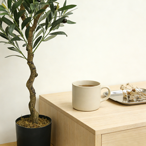 Árbol de <span class=keywords><strong>Olivo</strong></span> Artificial Realista en Maceta, Planta Artificial de Plástico para Interiores, Decoración para Sala de Estar, Esquina, Entrada y Hogar - Product Image 3
