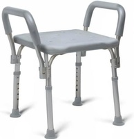 Tabouret de douche/baignoire réglable de haute qualité avec poignée