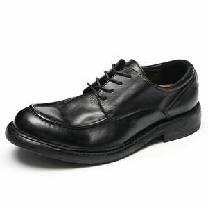 Zapatos Casuales de Negocios de Cuero Genuino Retro Clásico Personalizados, Zapatos de Vestir de Cuero de Primera Calidad para Hombre - Product Image 5