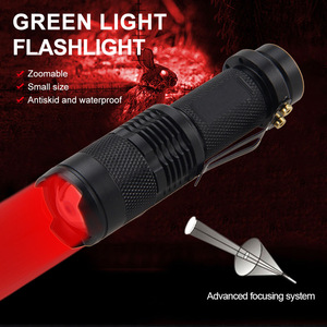 Red Blue Green Tactical Industrial LED Light Torch Mini Small Pocket <strong>Flashlight</strong> Outdoor Camping Hunting Fishing Pet Urine Test - Product Image 3