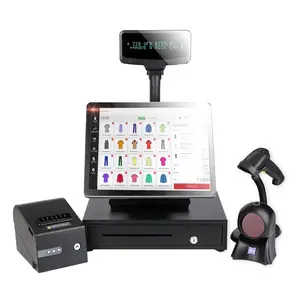 Alles In Één Touchscreen Machines Verkooppunt Voor Restaurant Retail Supermarkt Pos Systemen Automatische Kassier Machine