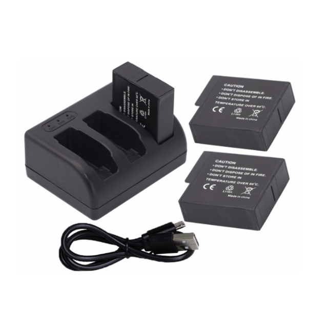 Newest 3 Channel Camera Battery Charger for GoPro HERO5 with USB Cable gopro Accessories