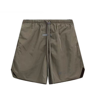 Summer Trendy Casual Reflective Shorts for Men & Women Woven Nylon Elastic Mid Waist Closure Thin Fog Design