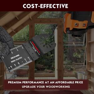 Lame de scie BIM soudée à haute fréquence à dégagement rapide Kits de lames multi-outils Lames de scie oscillantes - Product Image 3