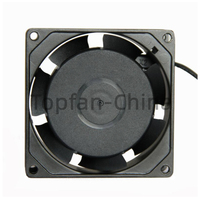 Ventilateur axial TOPFAN MX8025ABH22 80mm 110/220V AC 80x80x25mm IP68 2400/2900RPM avec cadre métallique industriel