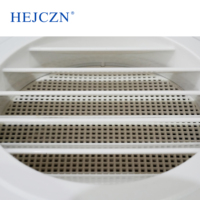 Diffuseur PVC Rond à Lamelles Inclinées pour Système de Ventilation - Capot d'Aération à Air Frais - Vente Chaude