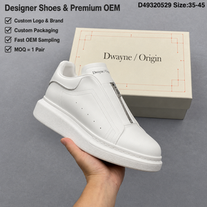 Nouvelles baskets de luxe 2026 pour hommes et femmes, en cuir de haute qualité, style MC, entièrement noires avec talon pailleté, décontractées et tendance - Product Image 1