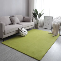 Teppich Bodenmatte Maßgefertigt Maschinengefertigt Modern Niedrigflorig Einfarbig Polyester für Wohnzimmerboden