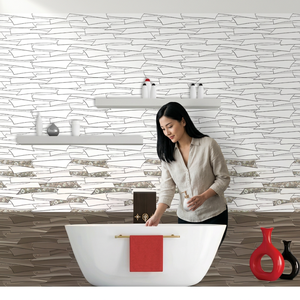 Oferta Especial: Azulejos de Cerámica Digital Esmaltada para Decoración de Paredes Interiores, 12x18 pulgadas (300x450mm), 30x45cm, Tipo Ladrillo Refractario, Diseño para Pasillos, Venta al por Mayor para Exportación - Product Image 4