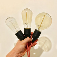 Ampoules décoratives Edison incandescentes vintage 25W 40W 60W 110V 220V ST64 ST58 A19 T45 T30 G80 G95 G125