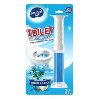 Gel désodorisant WC jetable efficace parfumé aux fleurs, pour l'élimination des taches et le nettoyage