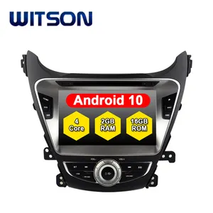 Android 10.0 per Hyundai Elantra 2014 Microfono Esterno Incluso Touch Screen Android Car Audio Lettore Dvd