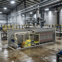 Mini-station d'épuration des eaux usées avec osmose inverse et filtration par dessalement 200L/heure 3kW 220V/380V
