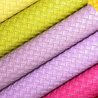Gewebtes Muster PVC Kunstleder Geprägt Wasserdicht Verschleißfest Synthetisches Heimtextil Polsterstoff Möbel Sofa