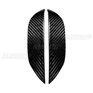 Protector de Espejo Retrovisor para Auto, Cubierta de Fibra de Carbono Real, Visera Solar, Protector Contra Lluvia, Universal - Product Image 2