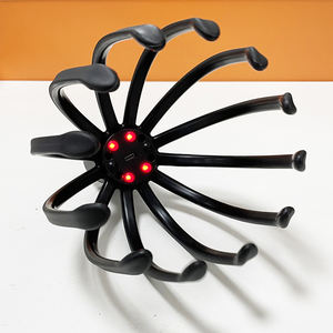 Pijat kepala elektrik getaran seluruh tubuh rileks pijat kulit kepala meningkatkan sirkulasi darah mengurangi kelelahan gurita pemijat kepala - Product Image 3