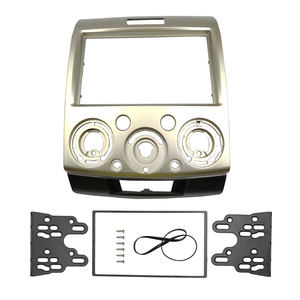 Cadre de voiture double 2 Din pour MAZDA BT-50 FORD Ranger Everest 2006-2011 Cadre de lecteur Android Adaptateur de couverture Panneau stéréo Façades - Product Image 2