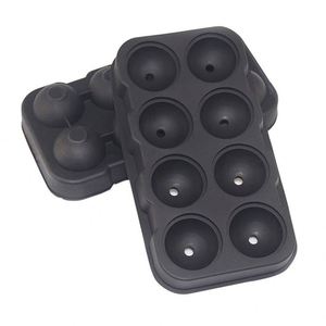 Moule à glaçons sphériques en silicone innovant, réutilisable, flexible, anti-adhésif et étanche, pour 8 boules - Product Image 4