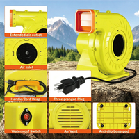 Souffleur électrique AC robuste 950W/1100W/1500W pour château gonflable et toboggan aquatique